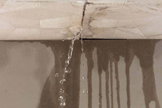 Professional Burst Pipe Cleanup technician working in Granville, MA